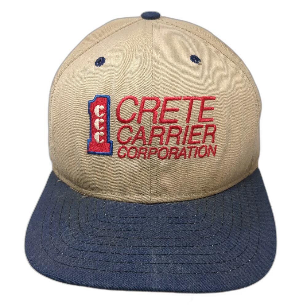 New Era Trucker Hat Beige One Size Crete Carrier Corporation Professional Driver